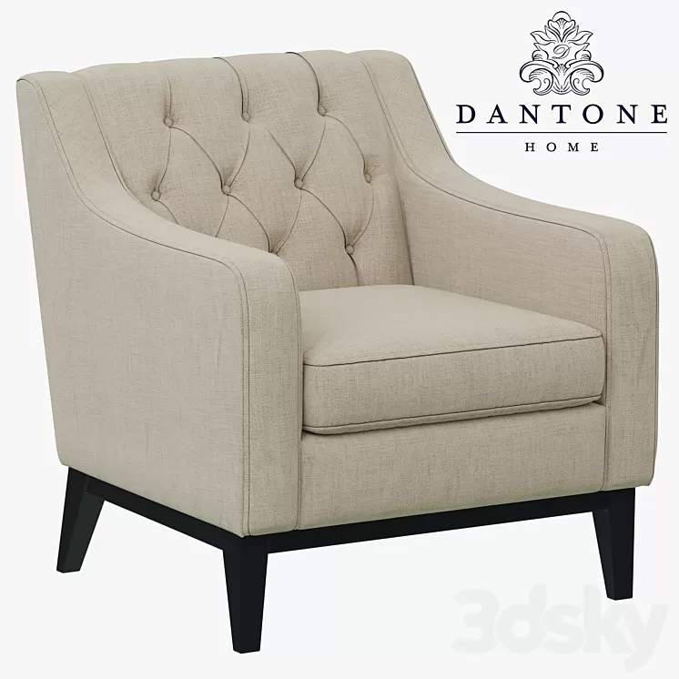 Dantone Home Brighton Classic Chair 3D Model
