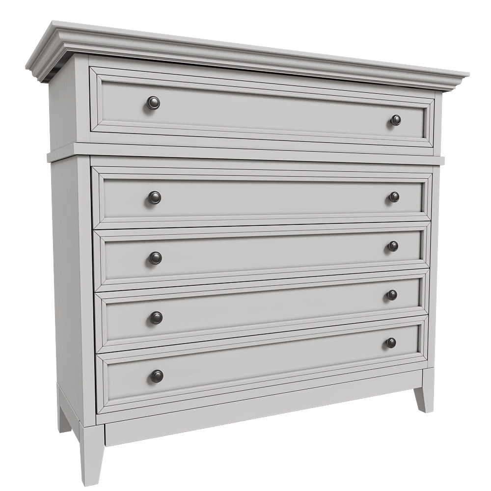 Dantone Home – Chest of drawers On legs 3D Model