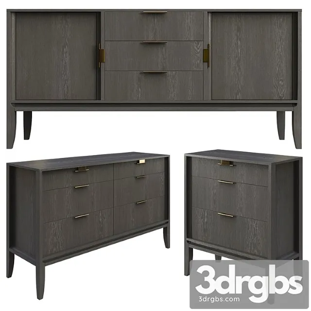 Dantone home city chest set 2 3D Model Download