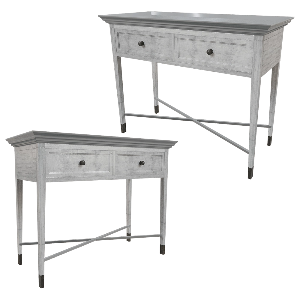 Dantone Home – Console Stafford with 2 drawer 3D Model
