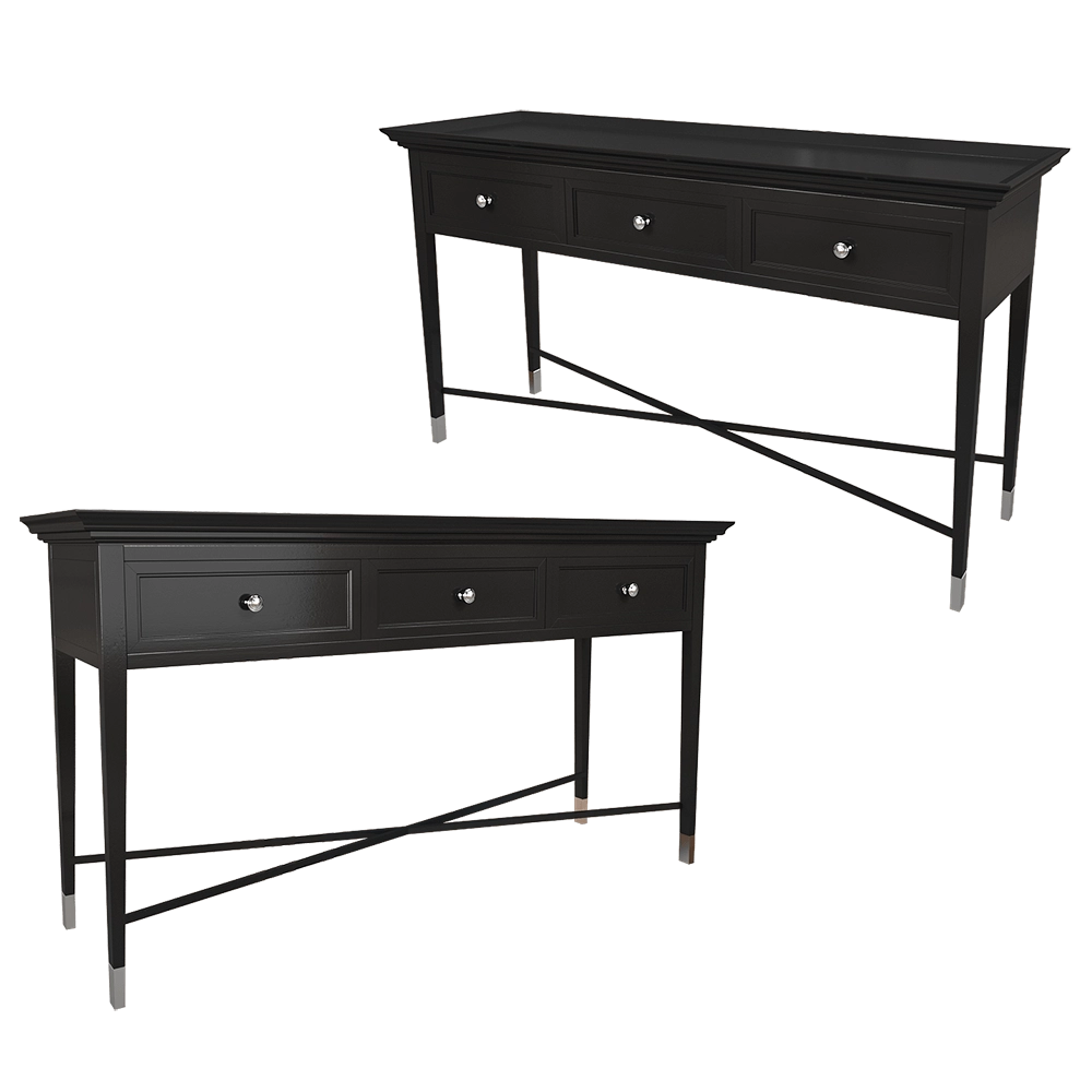 Dantone Home – Console Stafford with 3 drawer 3D Model