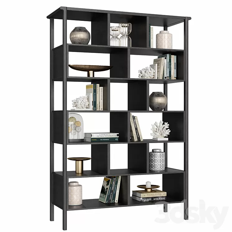 Dantone Home Contempo Shelving 3D Model Dantone Home Contempo Shelving 3D Model