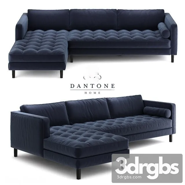 Dantone Home Denver Sofa 3D Model Download Dantone Home Denver Sofa 3D Model Download