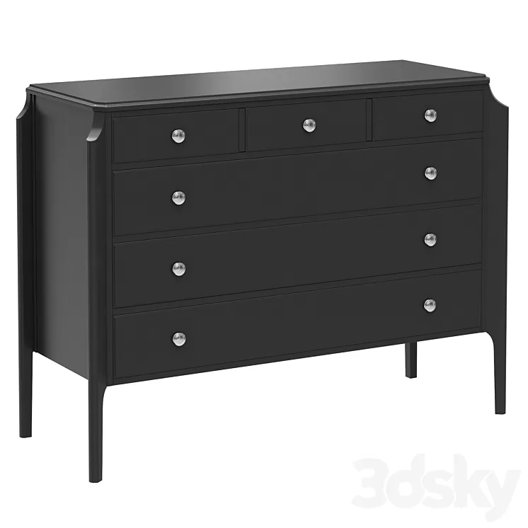 Dantone Home Dresser Le Vizage with 6 drawers 3D Model