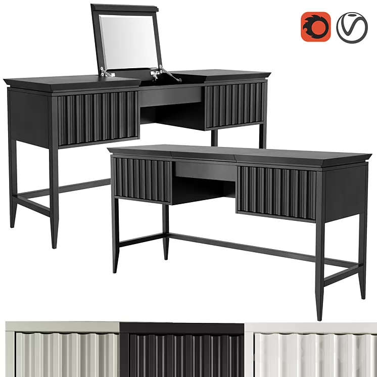 Dantone Home Dressing table Austin 3D Model