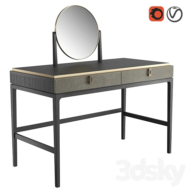 Dantone Home Glamor Dressing Table 3D Model