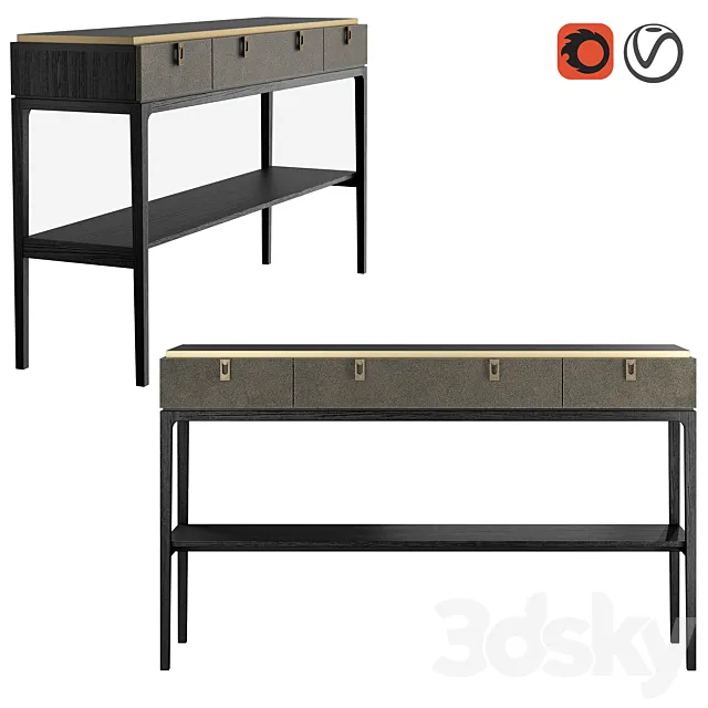 Dantone Home Glamour Console 3D Model