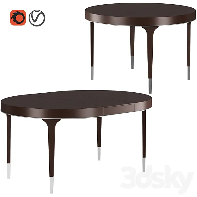 Dantone Home Grand Classic Round Dining Table 3DModel Dantone Home Grand Classic Round Dining Table 3DModel