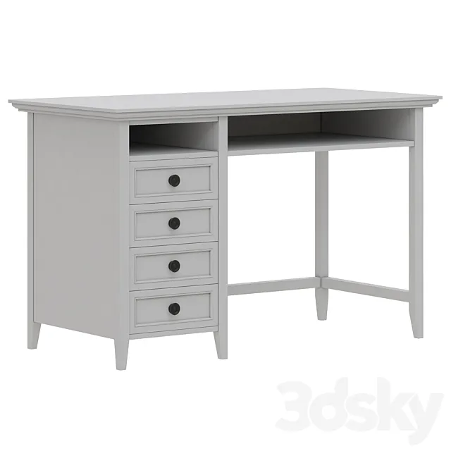Dantone Home Junior Desk with Drawers 3DModel