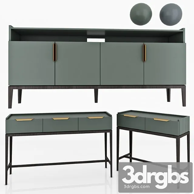 Dantone home metropolitan console set 2