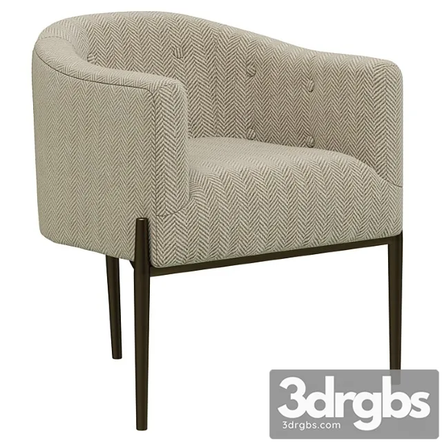 Dantone home newcastle light armchair 3D Model Download Dantone home newcastle light armchair 3D Model Download