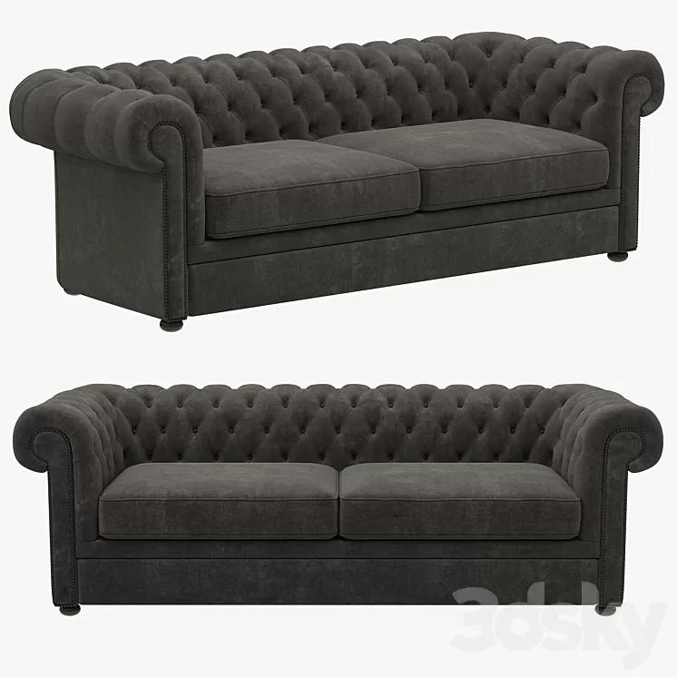 Dantone Home Rochester Sofa 3D Model Dantone Home Rochester Sofa 3D Model