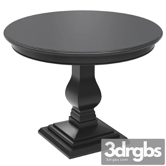 Dantone home round dining table 2 3D Model Download