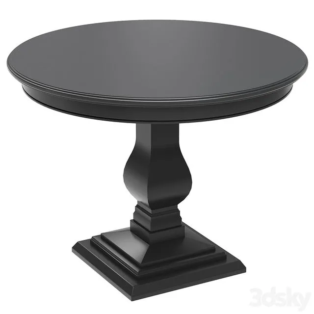 Dantone Home Round dining table 3D Model