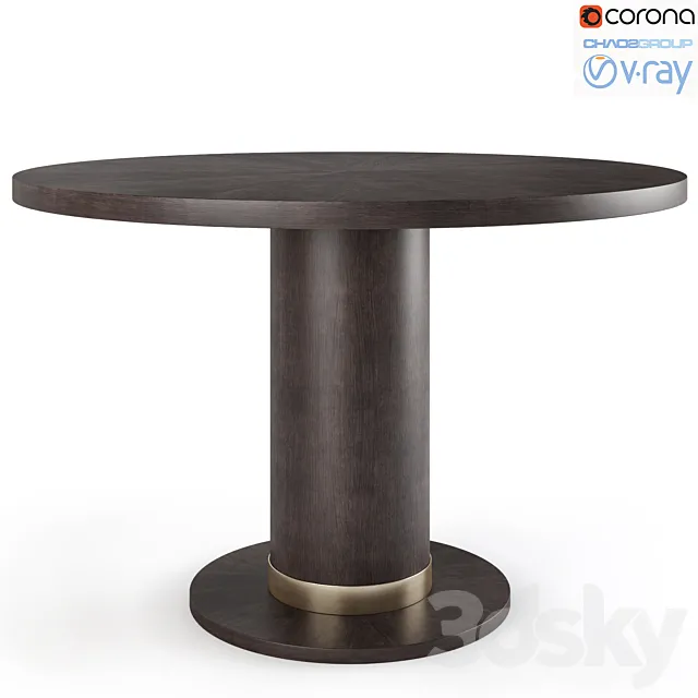 Dantone Home Sheffield Round Table 3D Model
