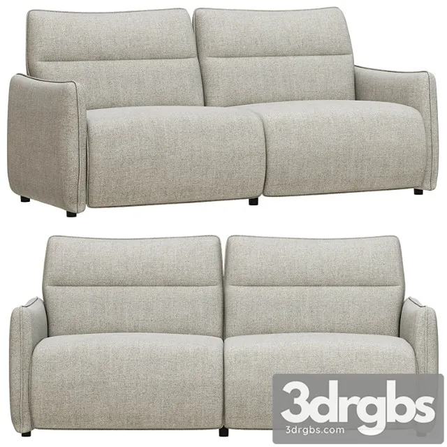 Dantone home sofa delaware with recliner 2 3D Model Download Dantone home sofa delaware with recliner 2 3D Model Download