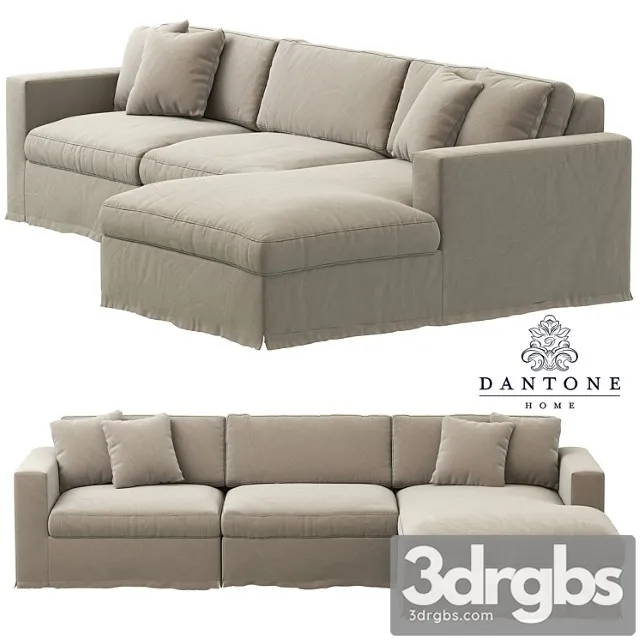 Dantone home sofa gilbert 2 3D Model Download Dantone home sofa gilbert 2 3D Model Download