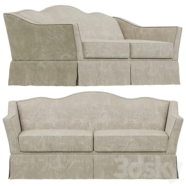 Dantone Home Sofa Nancy folding 3D Model