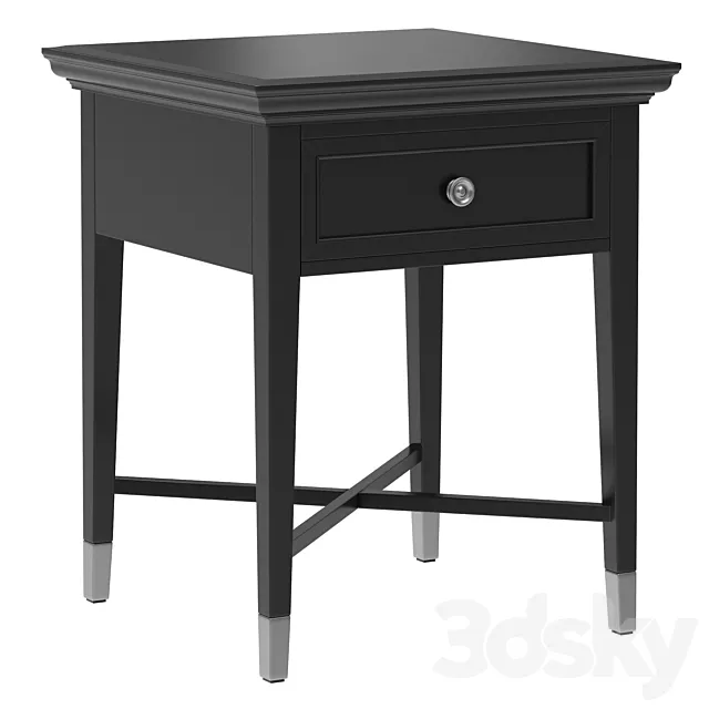 Dantone Home Stafford table with drawer large 3D Model Dantone Home Stafford table with drawer large 3D Model