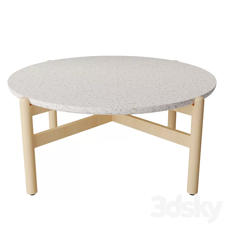 DANTONE HOME Tulum TABLE coffee table 3D Model Free Download