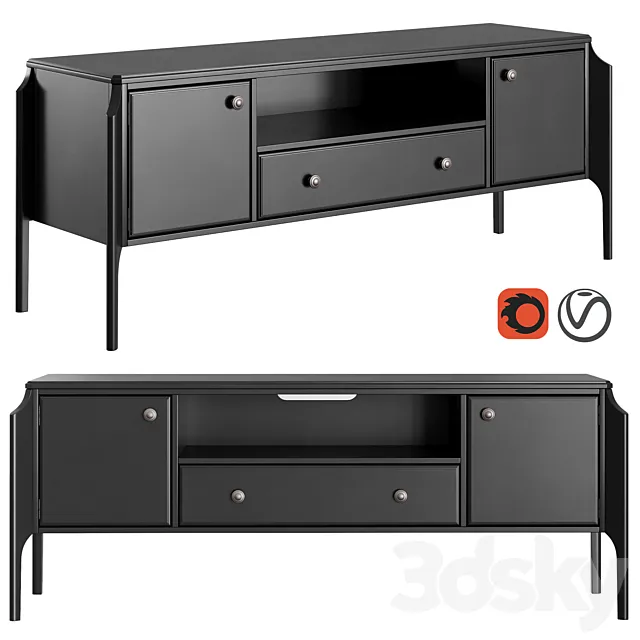 Dantone Home TV cabinet Le Visage 3D Model Dantone Home TV cabinet Le Visage 3D Model