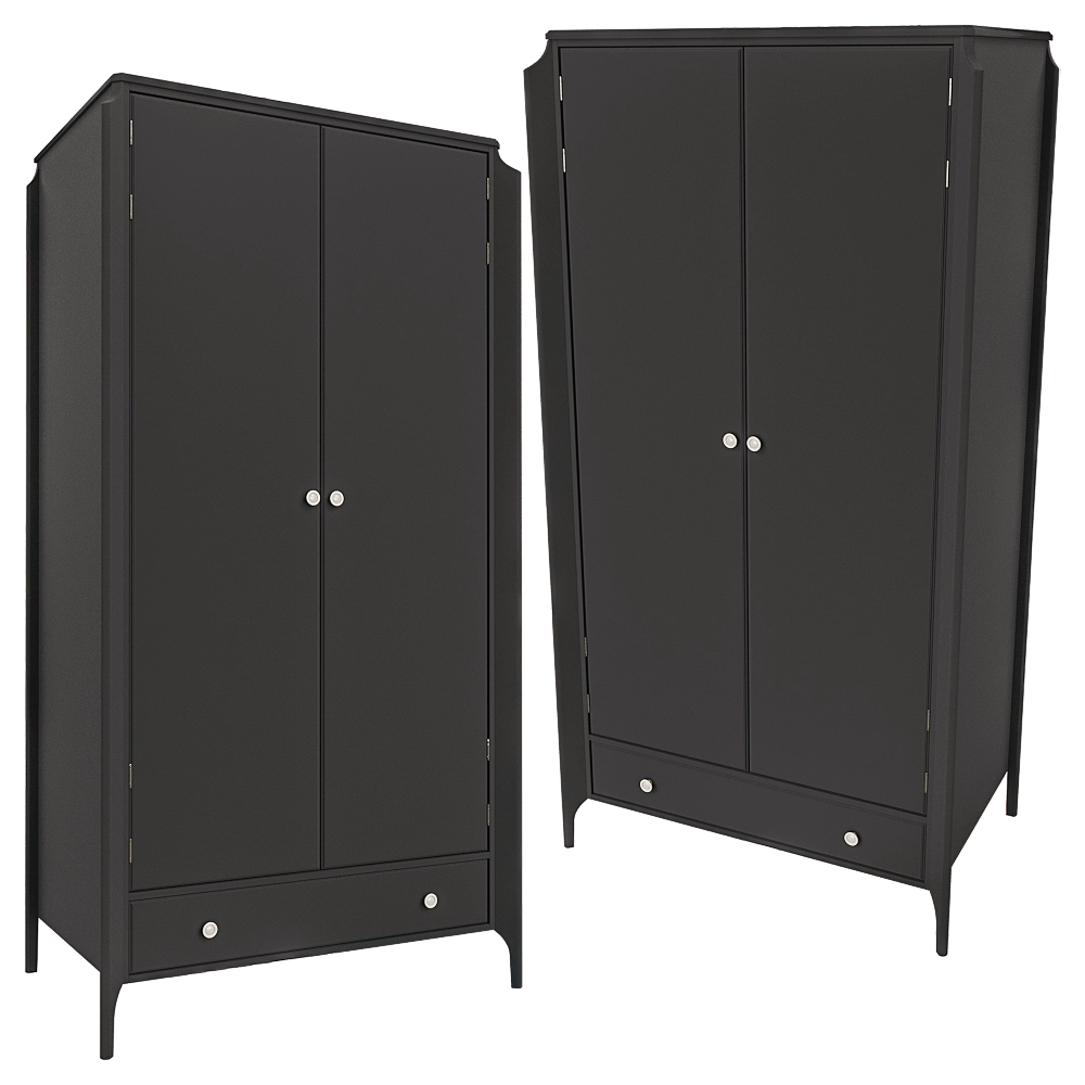 Dantone Home – Wardrobe Le Visage with 2 fronts 3D Model