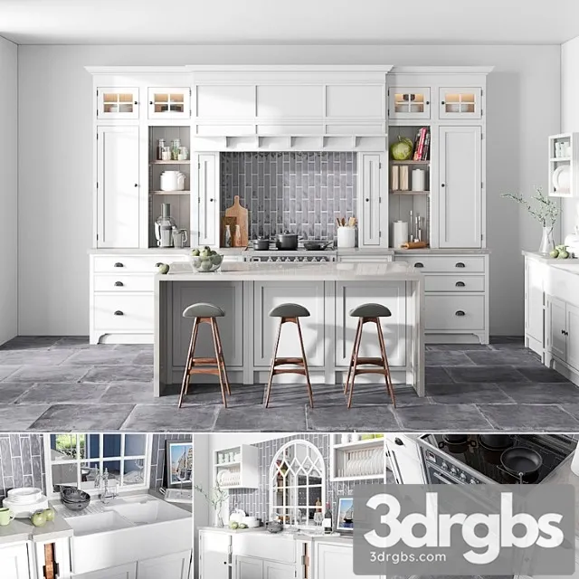 Dantone kitchen first 3D Model Download