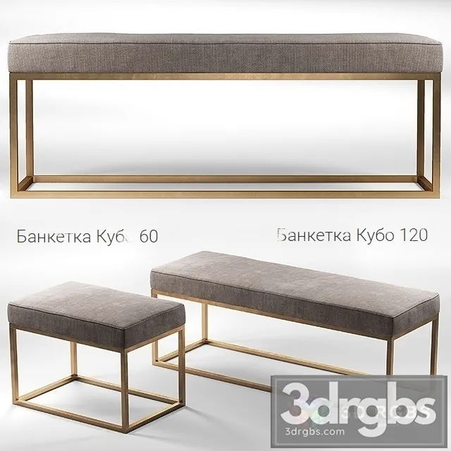 Dantone Kubo Bench 3D Model Download