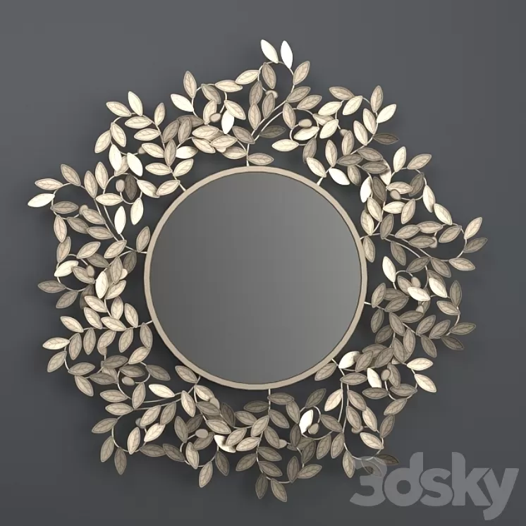 Dantone Leaf Mirror 3D Model