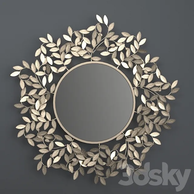 Dantone Leaf Mirror 3DModel Dantone Leaf Mirror 3DModel