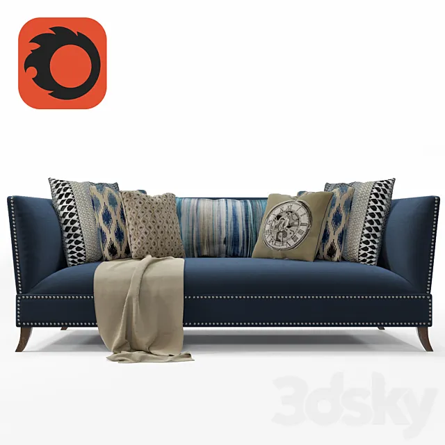 DANTONE Sofa Cardinal 210 3D Model