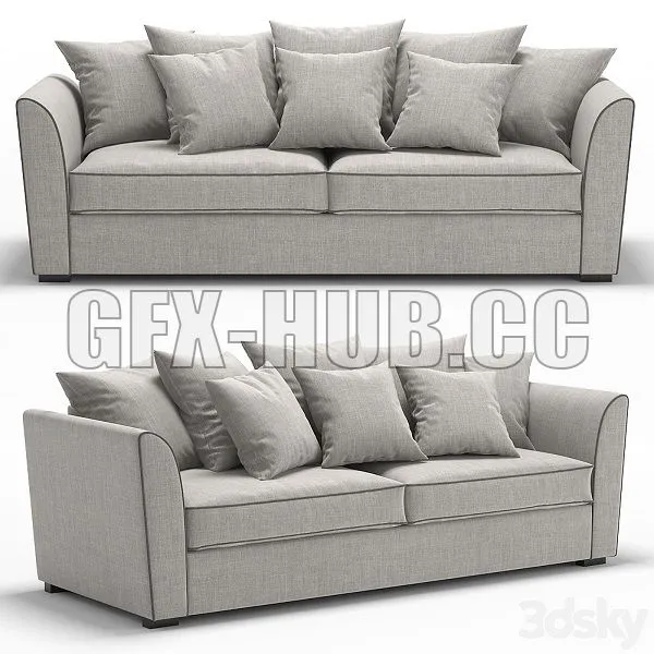 Dantone Sofa Naples 3D Model Dantone Sofa Naples 3D Model