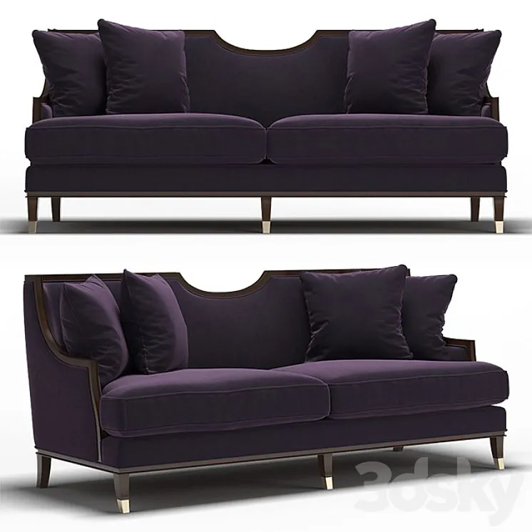 Dantone Sofa triple Monterey 3D Model