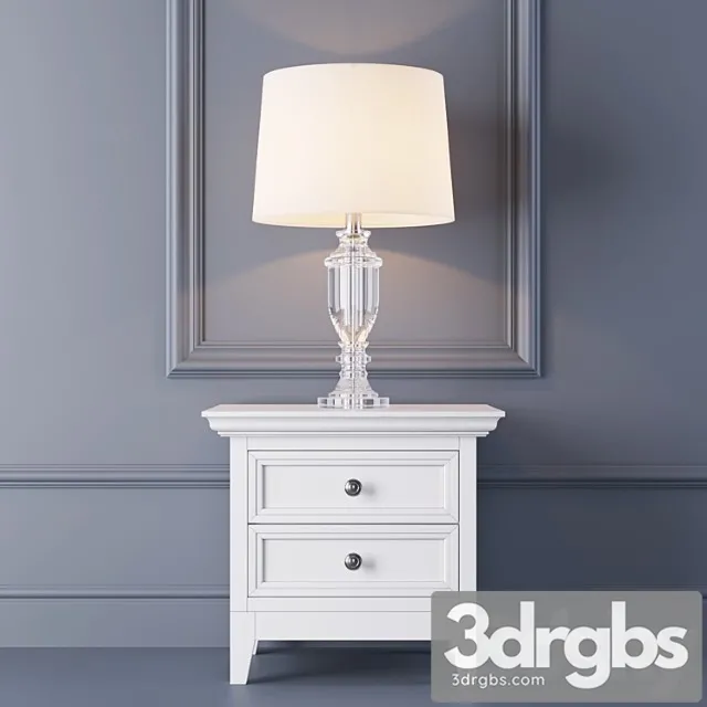 Dantone Table Lamp Tsi0031 And Stand 3D Model Download