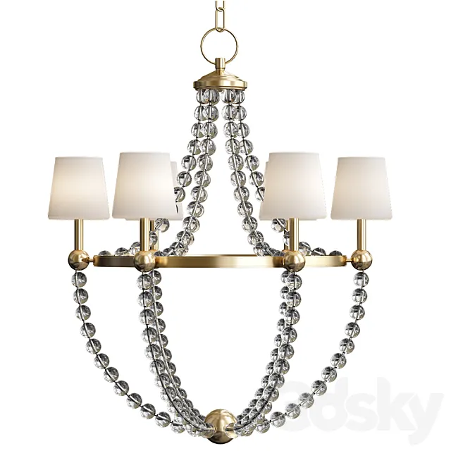 Danville chandelier hudson valley lighting 3D Model
