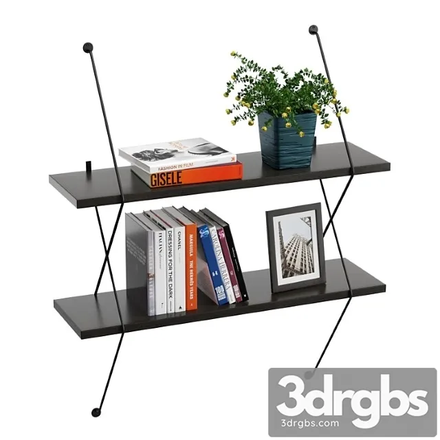 Danya white shelving system