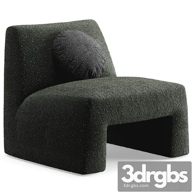 Dario Accent Chair By Cb2 3D Model Download Dario Accent Chair By Cb2 3D Model Download
