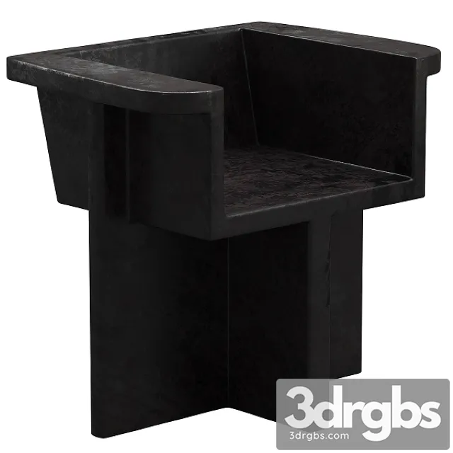 Dark Gray Brutus Dining Chair by 101 Copenhagen 3D Model Download Dark Gray Brutus Dining Chair by 101 Copenhagen 3D Model Download