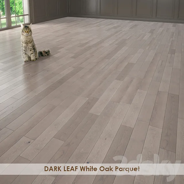 DARK LEAF White Oak Parquet 3DModel DARK LEAF White Oak Parquet 3DModel