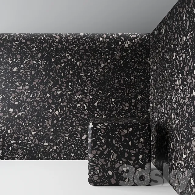 Dark terrazzo 3DModel