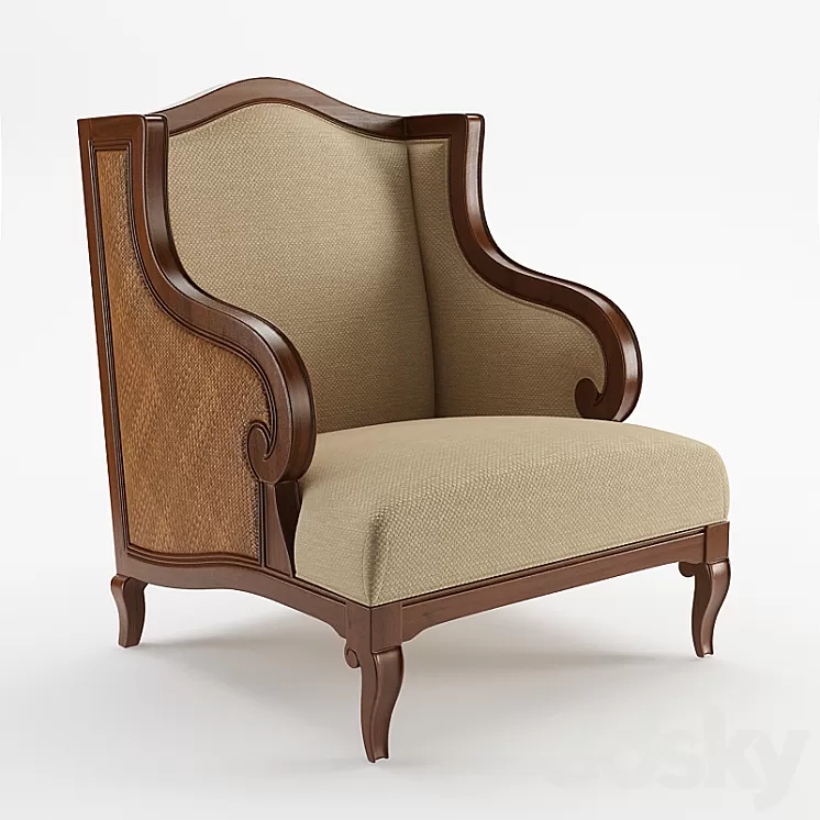 Dart Honey Club Chair 3D Model Dart Honey Club Chair 3D Model