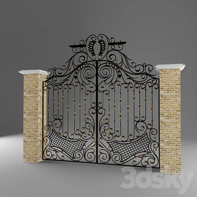 Darvaza 3D Model Darvaza 3D Model