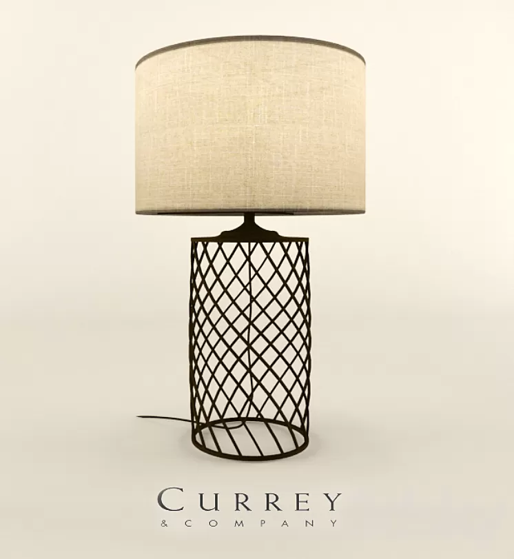 Dashiell Table Lamp Currey & Company 3D Model Dashiell Table Lamp Currey & Company 3D Model