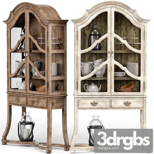 Dauphine antique cabinet 3D Model Download