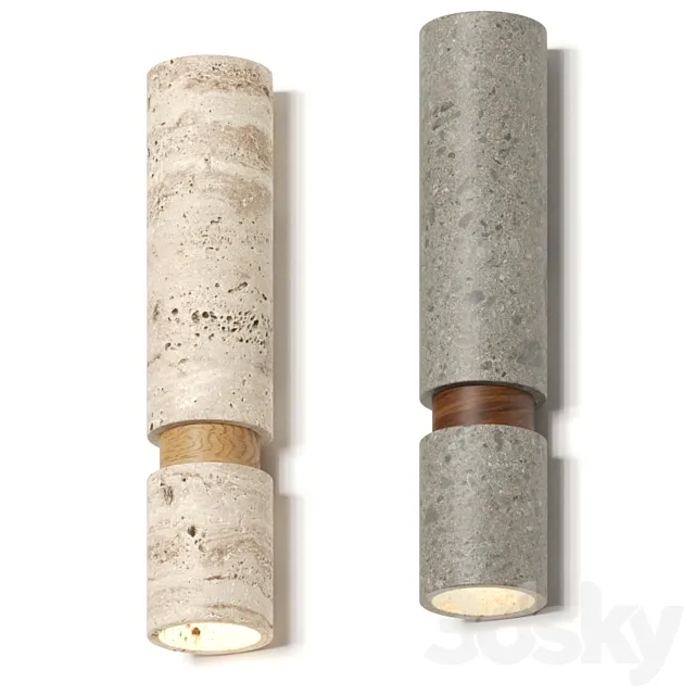 Davani Parallel Wl Wall Lamp 3D Model Davani Parallel Wl Wall Lamp 3D Model