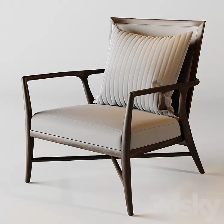 Davenport Lounge Chair 3D Model