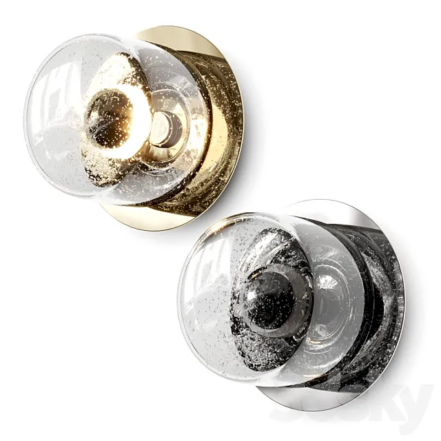 David Pompa Cupallo Wall Lamp 3D Model David Pompa Cupallo Wall Lamp 3D Model