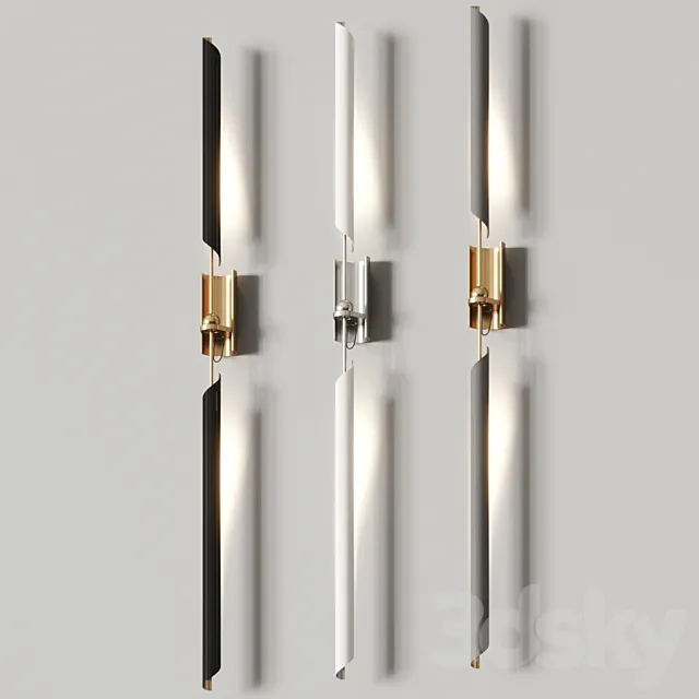 David Weeks Studio Otto Torch Wall Lamps 3DModel