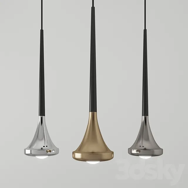 Davis LED pendant light by Kuzco Lighting 3D Model