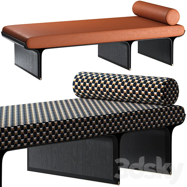 Day bed Gallotti Radice Stami 3D Model Day bed Gallotti Radice Stami 3D Model